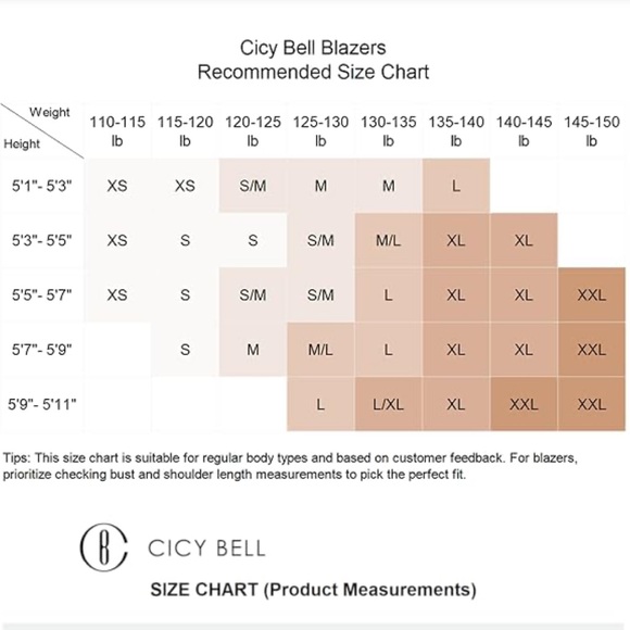 Red Cicy Bell Casual Blazer - Perfect for Office or Date Night - Picture 7 of 8